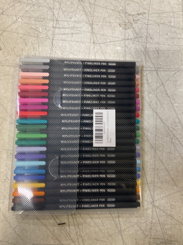 Photo 1 of MyLifeUNIT Fineliner Pens, Fine Point Colored Pens for Drawing Journaling and Note-Taking, Planner Pen 22 Assorted Colors
