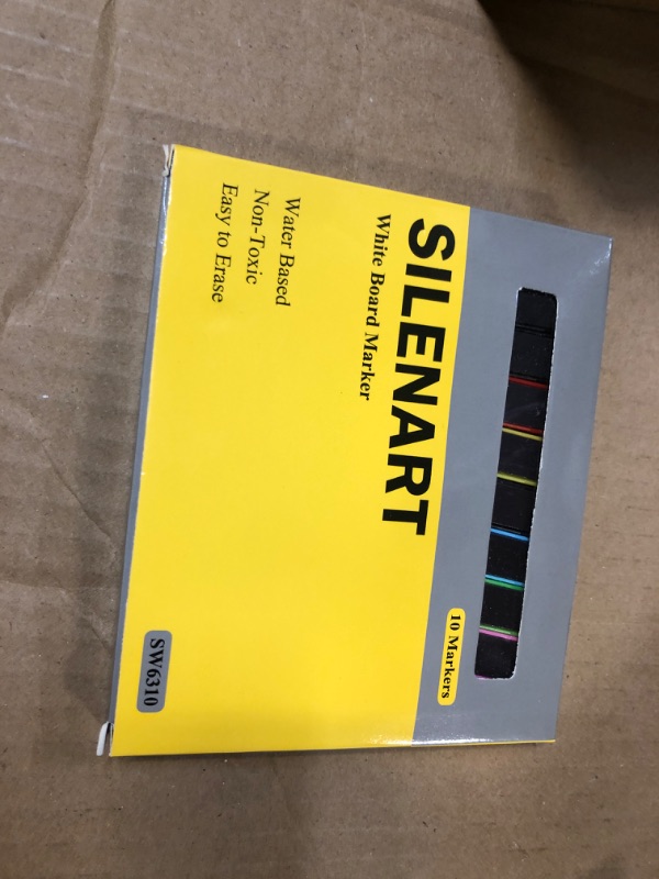 Photo 2 of Magnetic Dry Erase Markers Fine Tip, Small Whiteboard Markers for Kids, Fine Point, Low-Ordor, Dry Erase White Board Pens with Eraser, 10 Pack