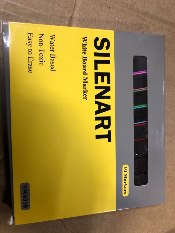 Photo 2 of Magnetic Dry Erase Markers Fine Tip, Small Whiteboard Markers for Kids, Fine Point, Low-Ordor, Dry Erase White Board Pens with Eraser, 10 Pack