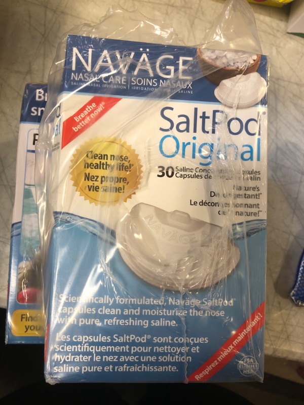 Photo 2 of Navage Nasal Care Starter Bundle: Navage Nose Cleaner, 20 SaltPods, Plus Bonus 10 SaltPods