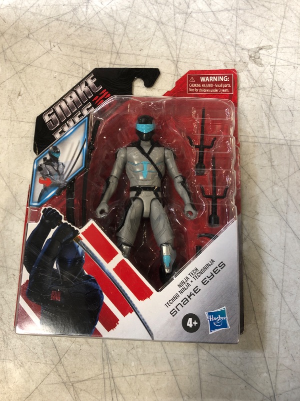 Photo 2 of Snake Eyes: G.I. Joe Origins Ninja Tech Snakes Eyes Action Figure with Fun Action Feature and Accessories, Toys for Kids Ages 4 and Up