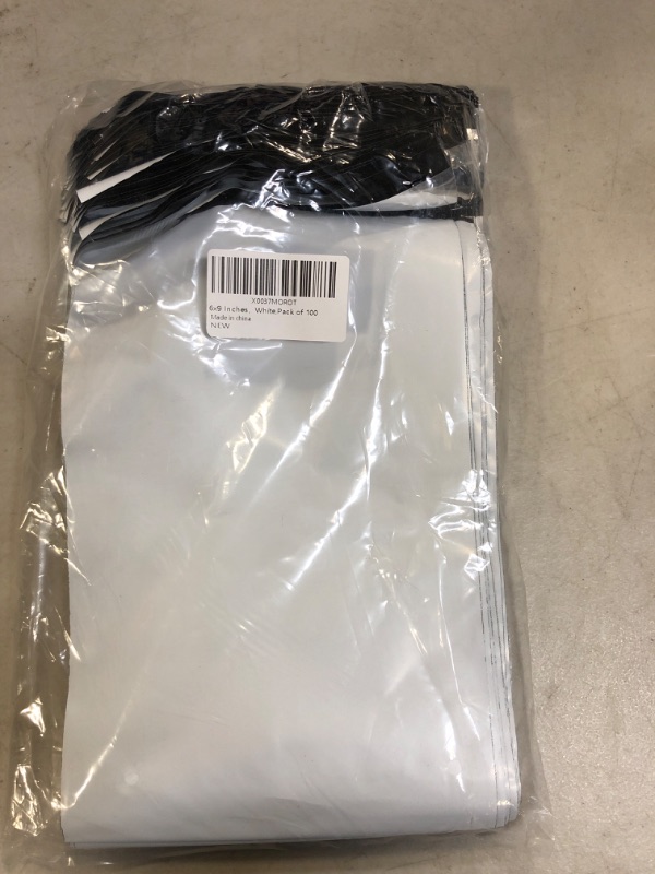 Photo 2 of LIMNUO 100pcs Poly Mailers 6x9 Inch White Shipping Bags Poly Mailer Bags, Shipping Envelopes, Mailing Bags for Small Business ,Waterproof and Tear-Proof Poly Bags 6x9 100pcs White