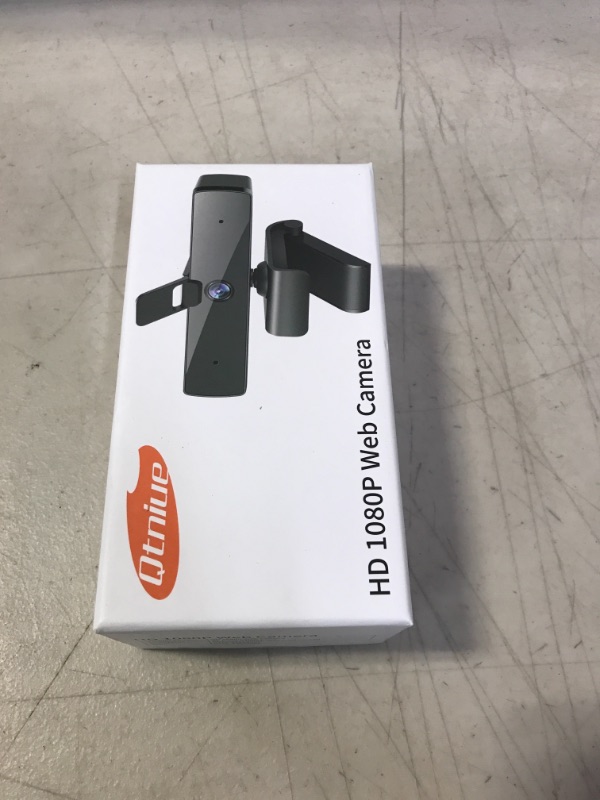 Photo 2 of Qtniue Webcam with Microphone and Privacy Cover, FHD Webcam 1080p, Desktop or Laptop and Smart TV USB Camera for Video Calling, Stereo Streaming and Online Classes 30FPS ** FACTORY SEALED 