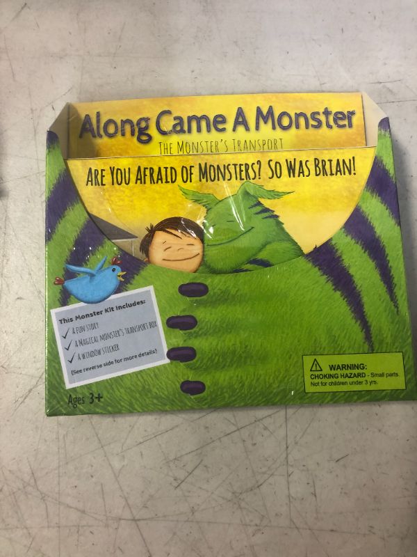 Photo 2 of ?Along Came A Monster - The Monster?s Transport?: Mom?s Choice Award Winner- Bedtime Story to Help Kids with Anxiety and Fear of Monsters! Includes Magical Monster?s Transport Box and Window Sticker