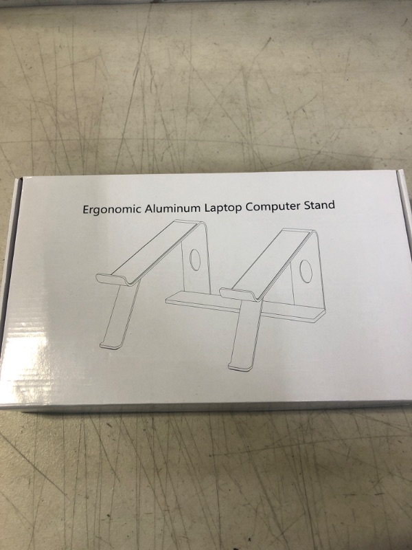 Photo 3 of Laptop Stand for Desk, Large Notebook Computer Desk Stand, Ergonomic Riser Holder for Laptop, Detachable, Aluminum, Can Bear 20kg, Compatible with 10-17.3" Large-Size Laptop