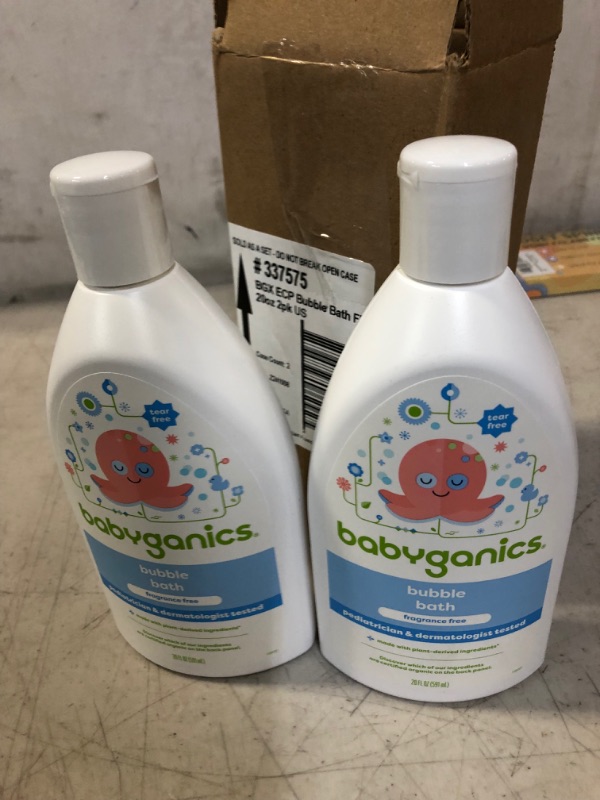 Photo 3 of Babyganics Baby Bubble Bath, Fragrance Free, 20oz 20 Fl Oz (Pack of 2)	