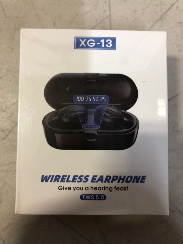 Photo 2 of Earbuds Mini Headphones, in-Ear Earphones with Charging Case, IPX5 Waterproof Hi-Fi Stereo Built-in Mic Headset for Sport, Gym