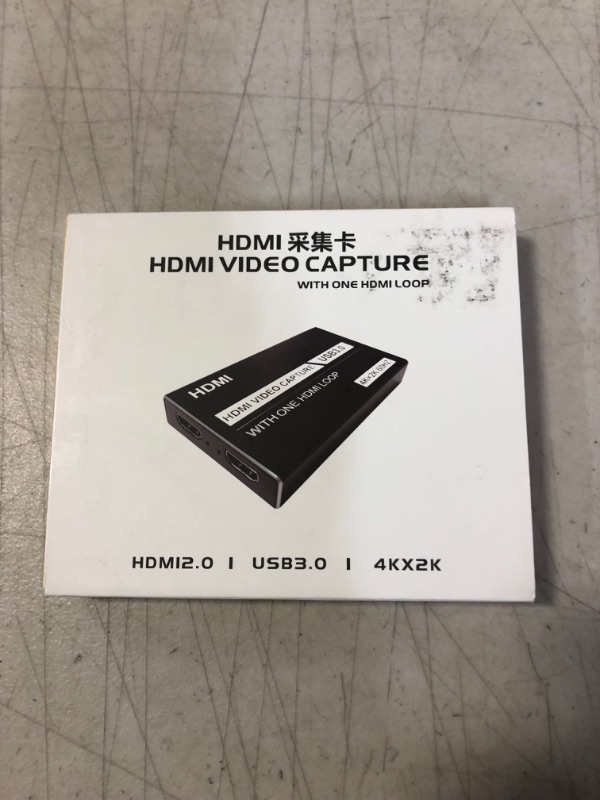 Photo 2 of DDIDA 4K HD Video Capture Card with HDMI Loop Out , No Lag Passthrough,1080P60HZ Game Live Streaming Device for PS5/4/3,Xbox Series X/S, Xbox One, Nintendo Switch, USB 3.0.
