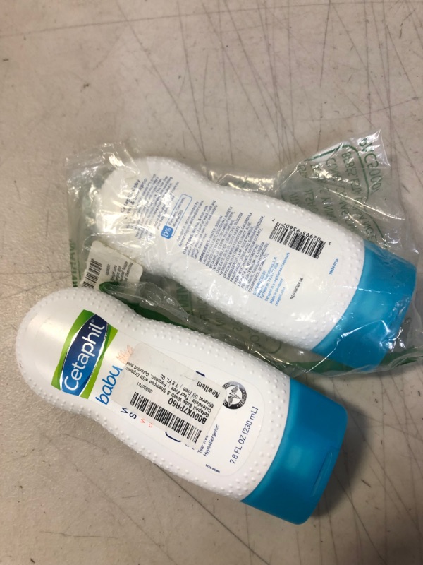 Photo 1 of 2 CT Cetaphil Baby Shampoo and Body Wash with Organic Calendula, Tear Free, Made with Organic Calendula, Hypoallergenic, Ideal for Everyday Use, Soap Free, 7.8 Ounce, Wash & Shampoo 7.8oz, Wash & Shampoo