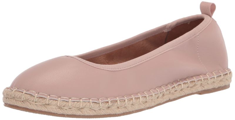 Photo 1 of Amazon Essentials Women's Espadrille Ballet Flat Size 6 Dusty Pink