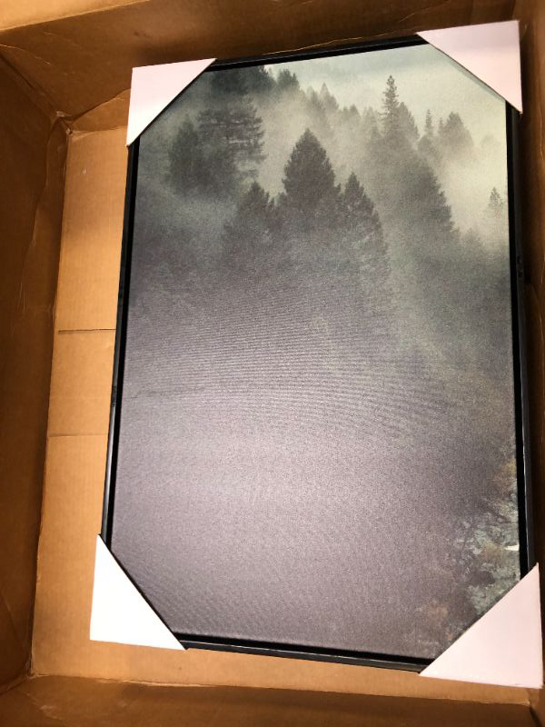 Photo 3 of 3 Piece Forest Canvas Wall Art 