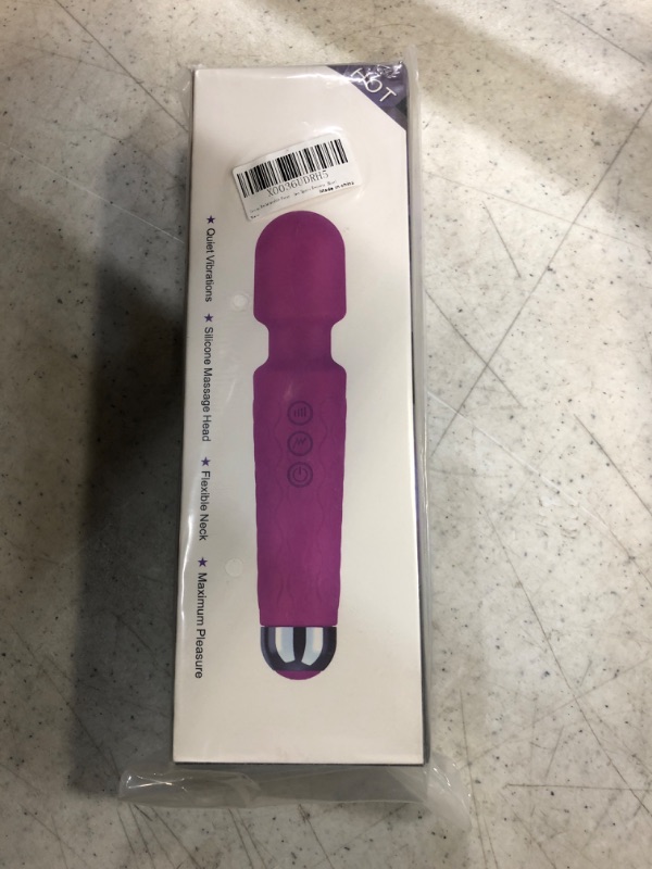 Photo 2 of Catcan Rechargeable Personal Massager, Mini Massager, 8 Speeds 20 Vibration Modes, Handheld Cordless Waterproof, Therapy Back Neck Muscle Aches Sports Recovery (Rose)