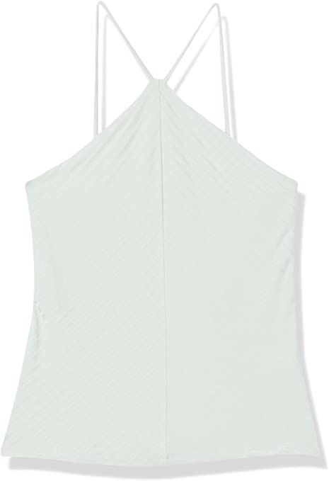 Photo 1 of Daily Ritual Women's Wide Rib Cropped T-Strap Cami Top Shirt - XL -