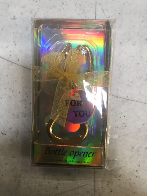 Photo 2 of 6PCS gold 40th bottle opener for 40th birthday party souvenirs or decorations for' guests 