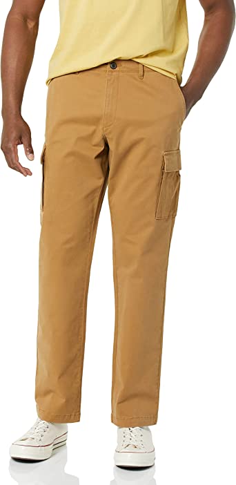 Photo 1 of Goodthreads Men's Straight-Fit Vintage Comfort Stretch Cargo Trousers - 28W X 26L -