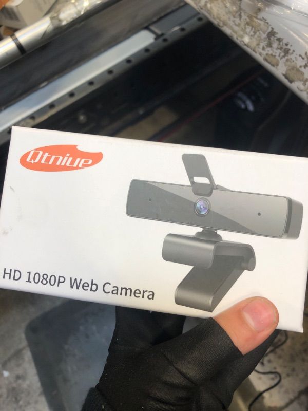 Photo 1 of Qtniue Webcam with Microphone and Privacy Cover, FHD Webcam 1080p, Desktop or Laptop and Smart TV USB Camera for Video Calling, Stereo Streaming and Online Classes 30FPS
