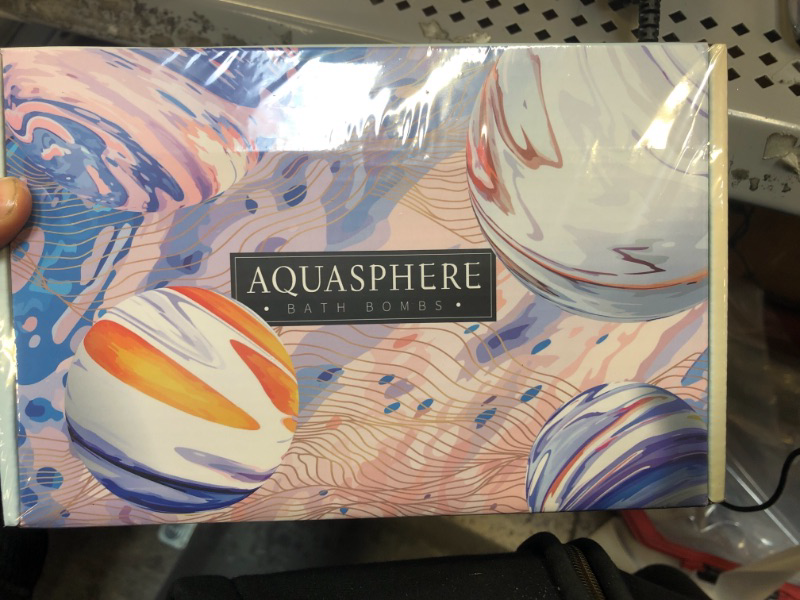 Photo 2 of Aquasphere Bath Bombs - 6 PC 5oz Extra Large Bath Bomb Gift Set, Natural, Organic and Wholesome Ingredients Cleanse, Six Scents for a Luxurious and Delightful Bath Time