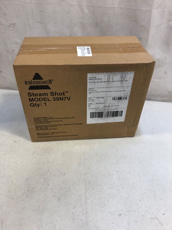 Photo 2 of Bissell SteamShot Hard Surface Steam Cleaner with Natural Sanitization, Multi-Surface Tools Included to Remove Dirt, Grime, Grease, and More, 39N7V   -- FACTORY SEALED --
