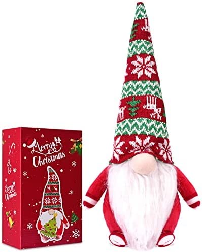 Photo 1 of Christmas Gnome Decorations Christmas Gnomes Clearance for Home Tomte Gnome Swedish Gnome Gnomes Handmade Holiday Gnomes Plush Christmas Elf Decoration Ornaments Thanks Giving Day Gifts,17 Inches1