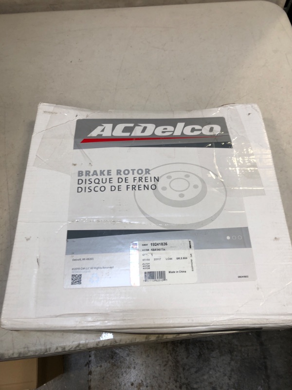 Photo 3 of ACDelco Silver 18A1477A Front Disc Brake Rotor