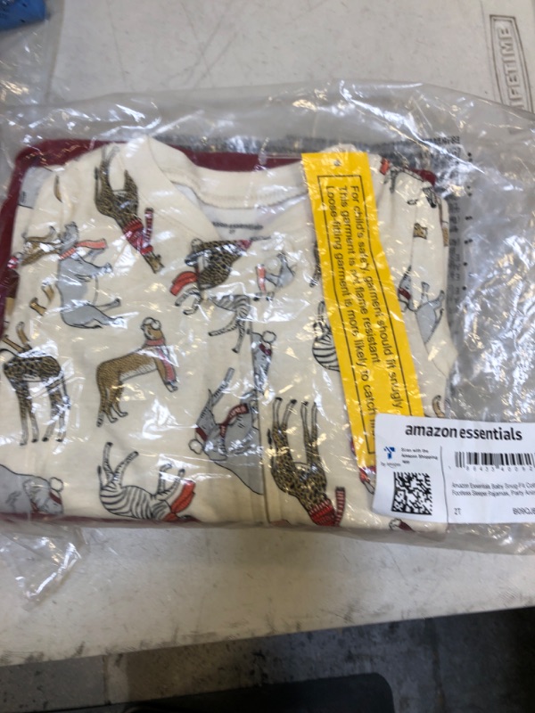Photo 1 of Amazon Essentials Family Holiday Cotton Pajama Sleepwear 2T
