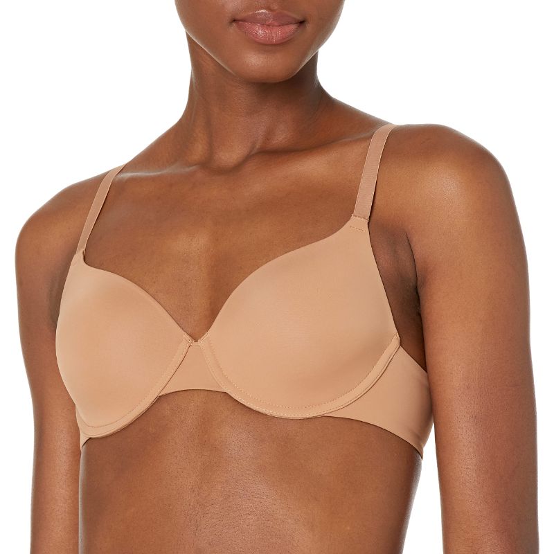 Photo 1 of Amazon Essentials Women's Classic T-Shirt Bra 38DD Washed Bronze