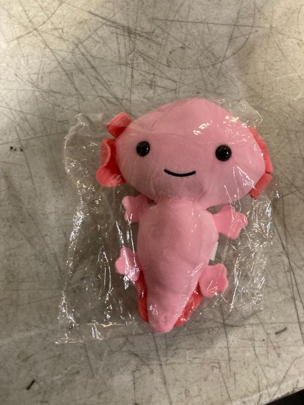 Photo 2 of 7.9'' Kawaii Axolotl Plush Toy Soft Stuffed Animal Pink Axolotl Plushie Pillow Toys Doll (7.9'', Pink) 7.9'' Pink