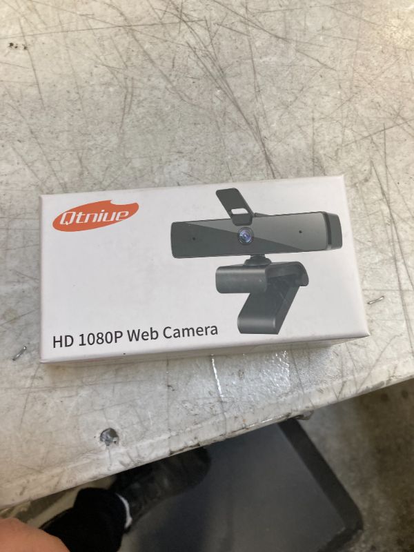 Photo 2 of Qtniue Webcam with Microphone and Privacy Cover, FHD Webcam 1080p, Desktop or Laptop and Smart TV USB Camera for Video Calling, Stereo Streaming and Online Classes 30FPS