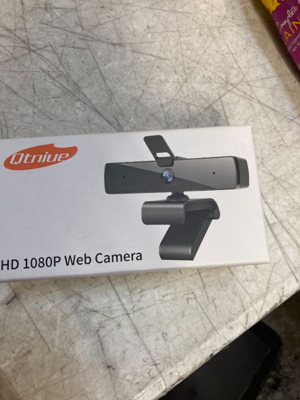 Photo 2 of Qtniue Webcam with Microphone and Privacy Cover, FHD Webcam 1080p, Desktop or Laptop and Smart TV USB Camera for Video Calling, Stereo Streaming and Online Classes 30FPS