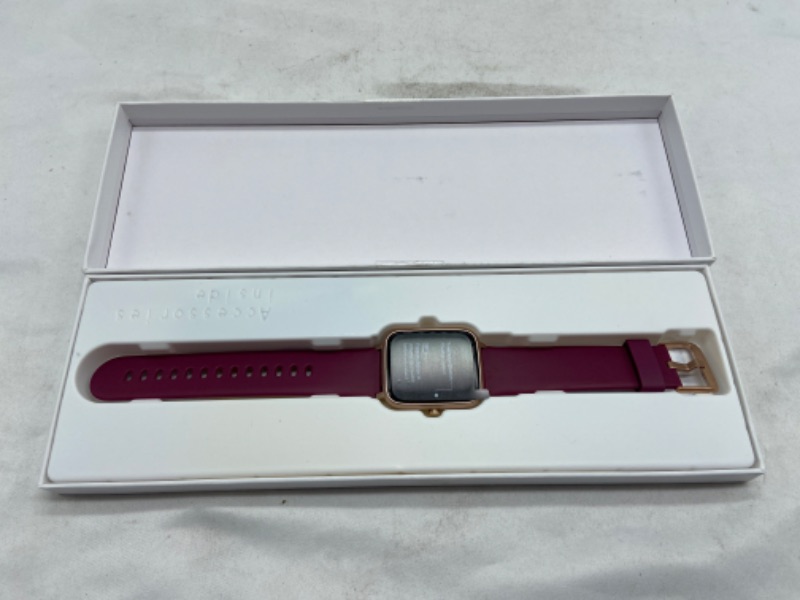 Photo 1 of LETSCOM ID205L Smart Watch – Fitness and Activity Tracking Dark Pink 
