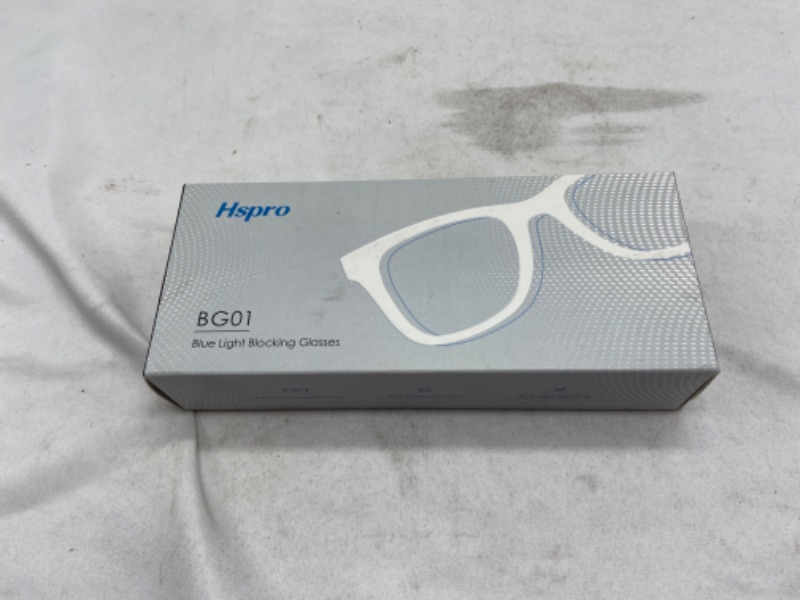 Photo 4 of HSPRO Blue Light Blocking Glasses, Fashion Square Eyeglasses Frame Filter Anti Eyestrain & UV Glare Computer/Reading/Gaming/TV/Phones Glasses for Women Men, S-width 5.3 inch (BG01)