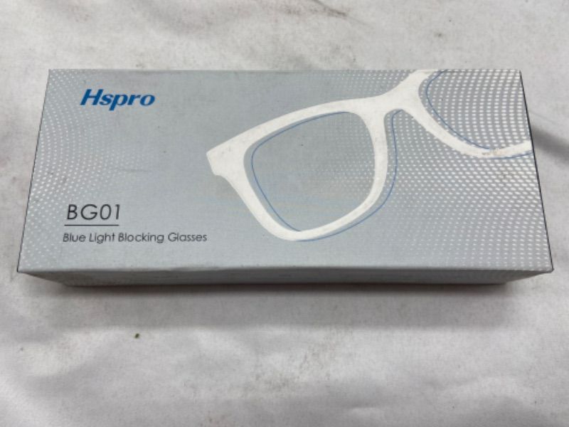 Photo 3 of HSPRO Blue Light Blocking Glasses, Fashion Square Eyeglasses Frame Filter Anti Eyestrain & UV Glare Computer/Reading/Gaming/TV/Phones Glasses for Women Men, Black, S-Width 5.3 inch (BG01)
