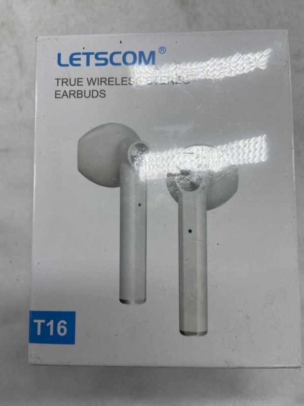 Photo 3 of Bluetooth Earbuds for iPhone 11 - TWS True Wireless Stereo Earphone Headphones - Letscom T16 - Dark Green

