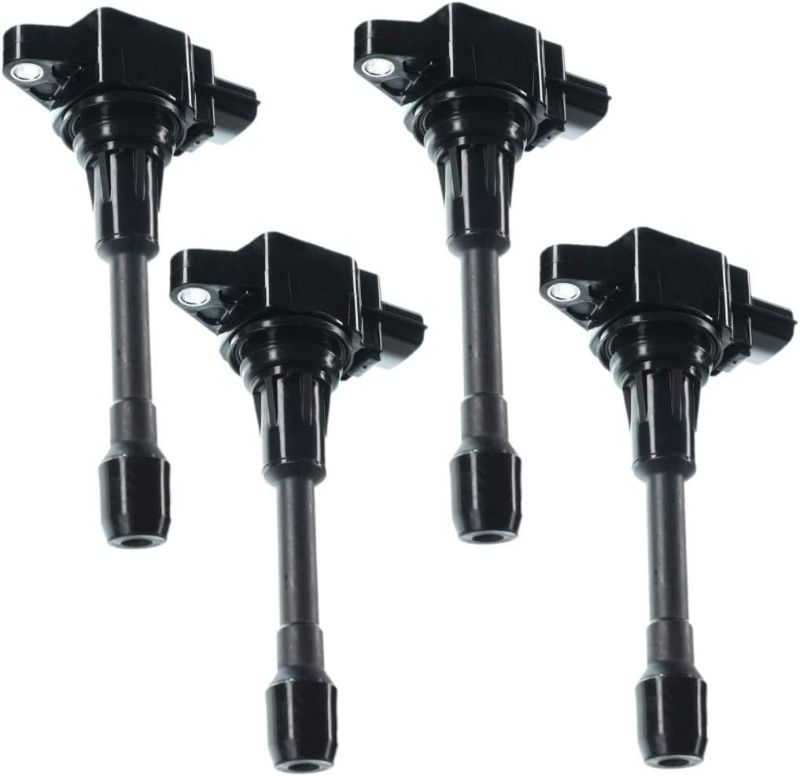 Photo 1 of Set of 4 Ignition Coils Pack for Nissan Altima 2007-2013 Sentra Tiida NV200 Versa X-Trail Rogue Infiniti FX50 M56

