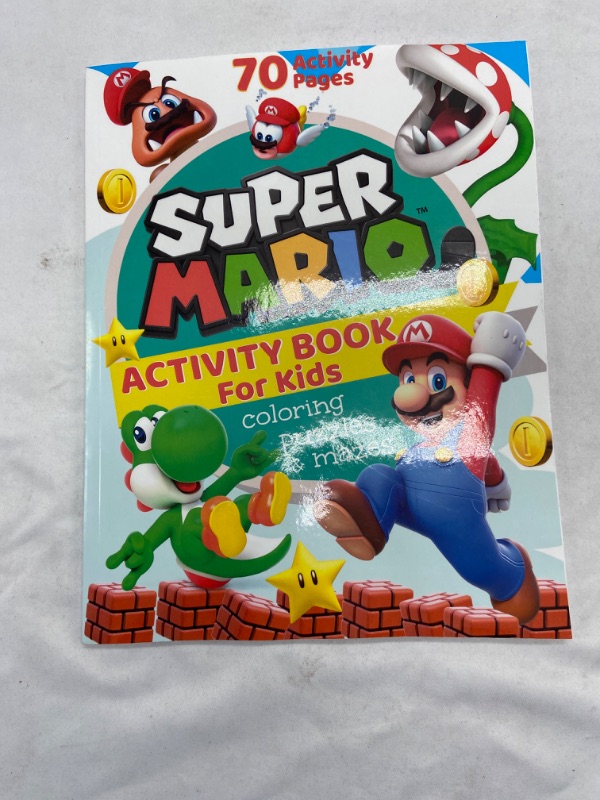 Photo 2 of Super Mario Activity Book for Kids: Coloring