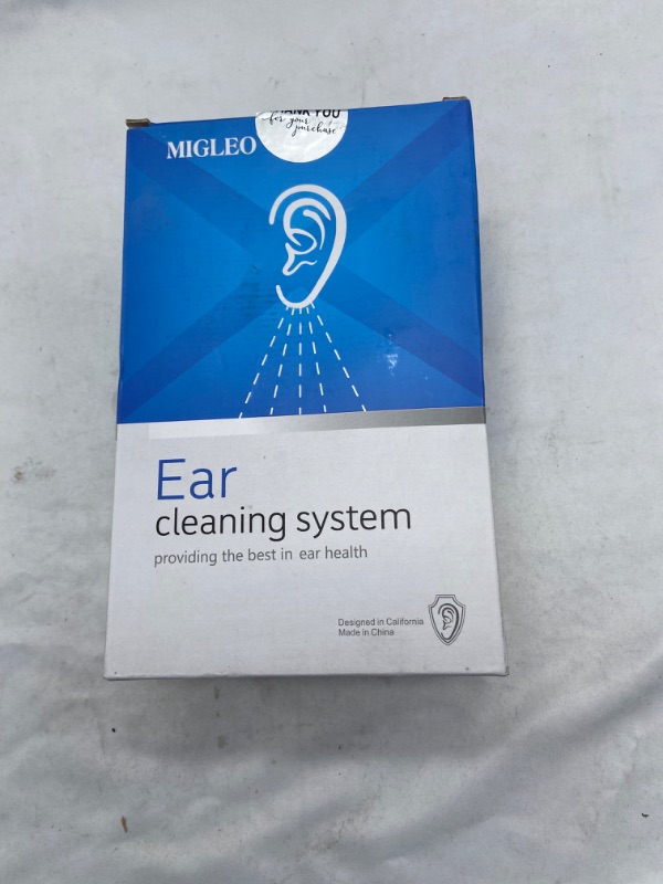 Photo 1 of MIGLEO EAR CLEANING SYSTEM. Ear Wax Removal Kit
