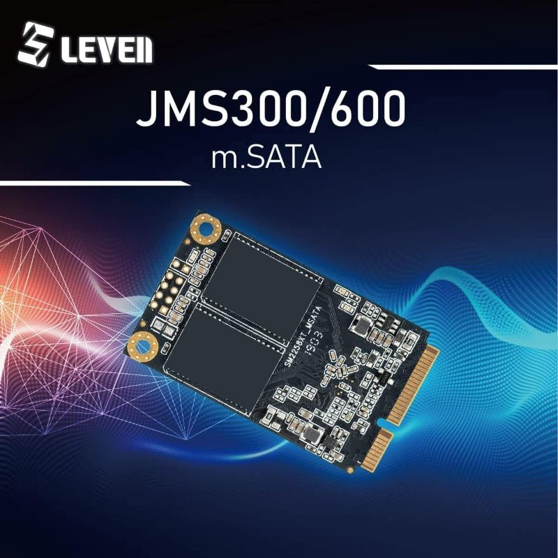 Photo 2 of LEVEN JMS300 mSATA SSD 480GB 3D NAND SATA III 6 Gb/s, mSATA (30x50.9mm) Internal Solid State Drive
