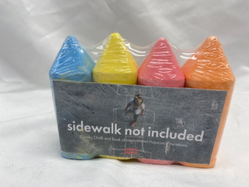 Photo 2 of Urban Infant Non-Toxic Sidewalk Chalk for Toddlers 1-3 and Kids - Outdoor Jumbo Chalk - Pastel Glitter