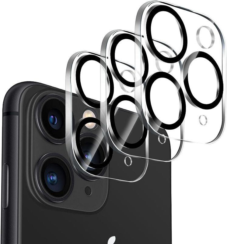 Photo 1 of Tempered Glass Camera Lens Protector for iPhone 11 Pro 5.8" & iPhone 11 Pro Max 6.5", Ultra HD, 9H Hardness, Anti-Scratch, Case Friendly, Easy to Install [No Affect on Night Shots] x2 4Packs 