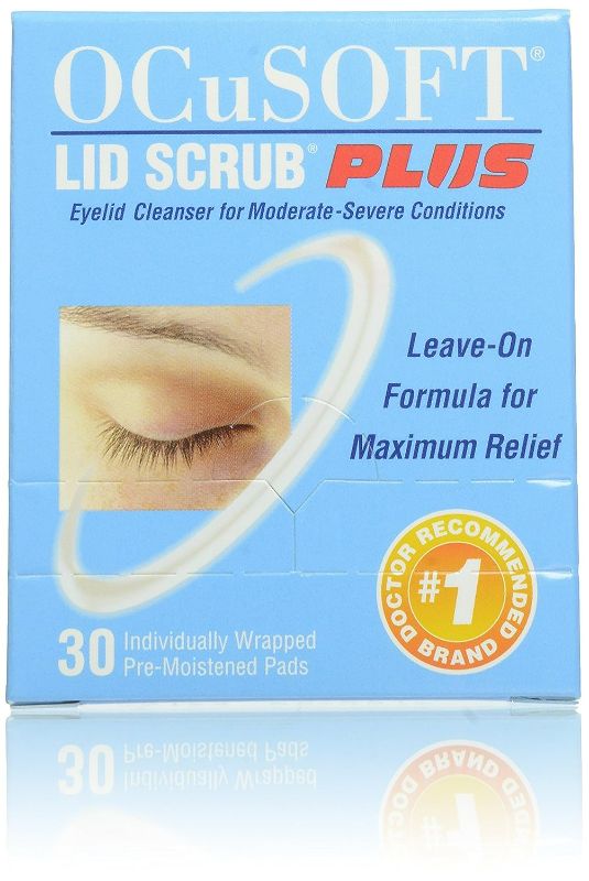 Photo 1 of OCuSOFT Cleansing Lid Scrub Plus Pre-Moistened Pads, 30 Count
