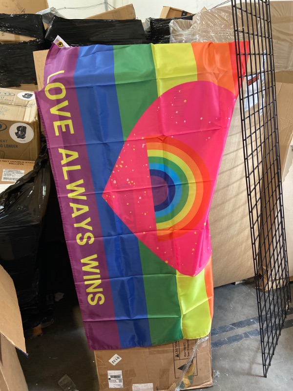 Photo 1 of "Love Always Wins" Pride Flag 