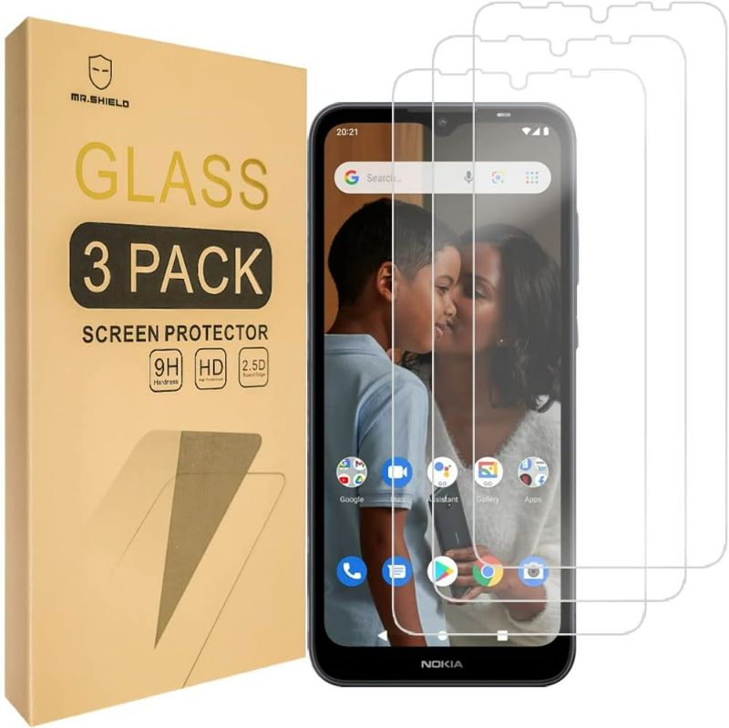 Photo 1 of Mr.Shield Designed For Samsung Galaxy Grand Prime Anti-Glare 2 - Mr.Shield [3-Pack] Designed For Nokia C20 / Nokia C10