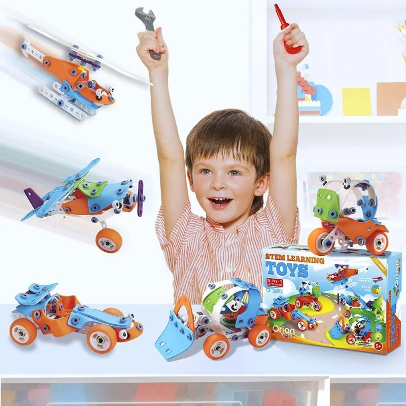 Photo 3 of Orian Kids Toys STEM Learning Play Set for Boys and Girls, 132 Pcs
