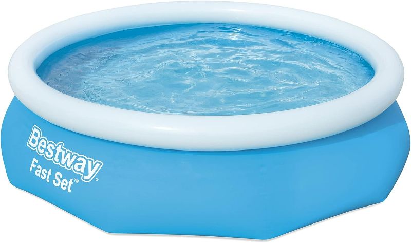 Photo 1 of  Bestway Fast Set 10' x 30" Above Ground Pool Set, Blue