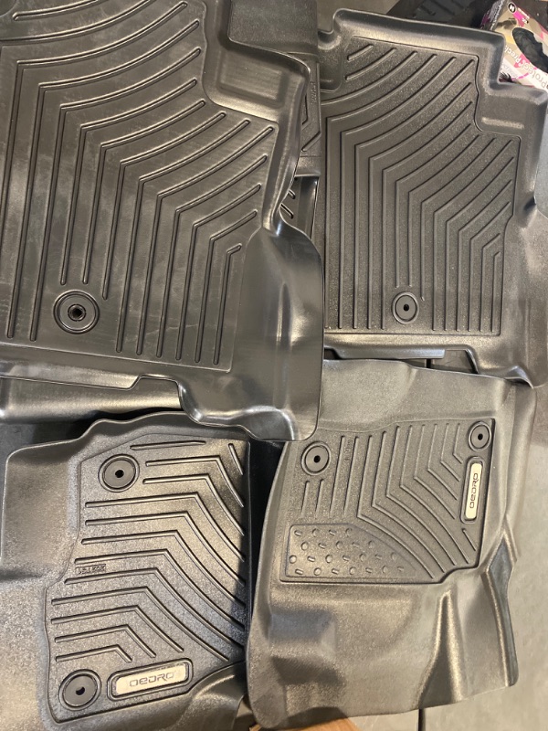 Photo 1 of OEDRO® Floor Mats 3 Row Liner Set for 2021-2023 Jeep Grand Cherokee L (ONLY for 6-Passenger Without Center Console)