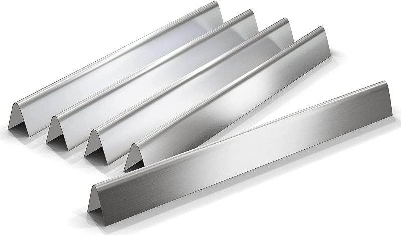Photo 1 of QuliMetal 24.5 Inch Flavorizer Bars for Weber Genesis 300 Series Grills with Side Controls Knobs, Genesis E310 E320 S310 S320 EP310 EP320 (2007-2010), Stainless Steel Heat Plates for Weber 7539 7540