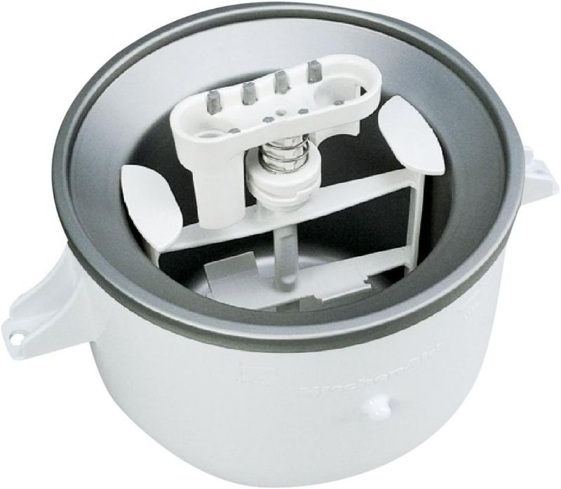 Photo 1 of KitchenAid Ice Cream Maker Attachment - Excludes 7, 8, and most 6 Quart Models, Fits 5 to 6 quart Mixers