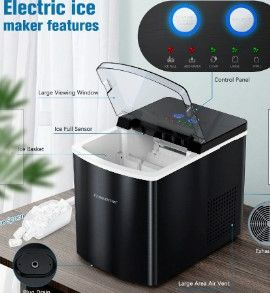 Photo 1 of Countertop Ice Maker, stainless steel self-cleaning unit , (STAINLESS)