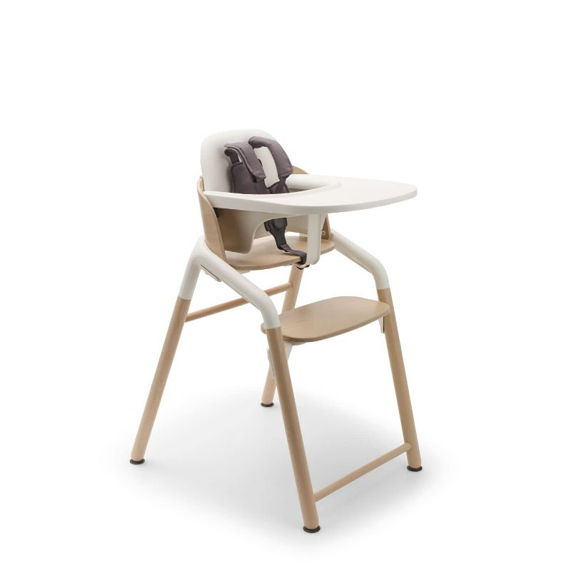 Photo 1 of Bugaboo Giraffe Wooden Baby High Chair, Adjustable in 1 Second, Easy to Clean, Safe and Ergonomic Highchair, Suitable from Birth in Combination with Newborn Set (Sold Separately), Neutral Wood/White