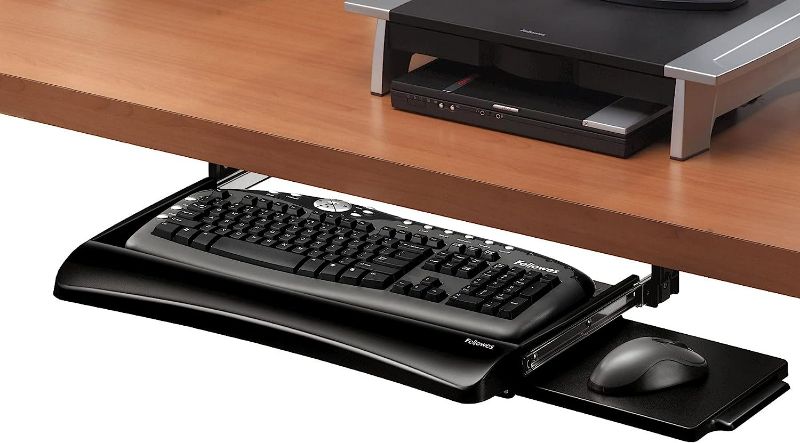 Photo 1 of Underdesk Keyboard Drawer, Black